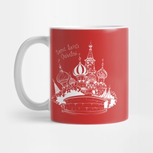 Copy of Saint Basil Cathedral in Moscow Mug